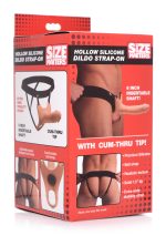 Hollow Silicone Dildo Strap-on - Flesh - Image 6