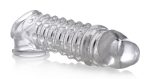 1.5 Inch Penis Enhancer Sleeve - Clear - Image 3