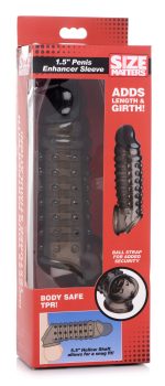 1.5 Inch Penis Enhancer Sleeve - Smoke - Image 3