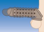 1.5 Inch Penis Enhancer Sleeve - Smoke - Image 5