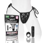 Screaming O 4t - Vibrating Panty Set With Remote Control Ring - Black - Image 2