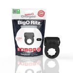 Screaming O - Big O Ritz Rechargeable Vibe Ring - Black - Image 6