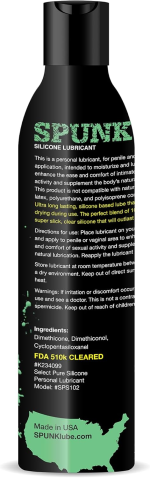 Spunk Lube Pure Silicone Cap 8 Fl Oz - Image 2