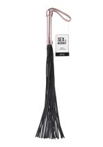 Brat Flogger - Black - Rose Gold