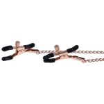 Brat Charmed Nipple Clamps - Rose Gold - Image 3