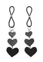 Heart Nipple Ties - Black - Image 2