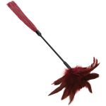 Sex and Mischief Enchanted Feather Tickler - Burgundy - Image 3