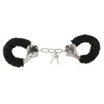 Sex and Mischief Furry Handcuffs - Black - Image 2