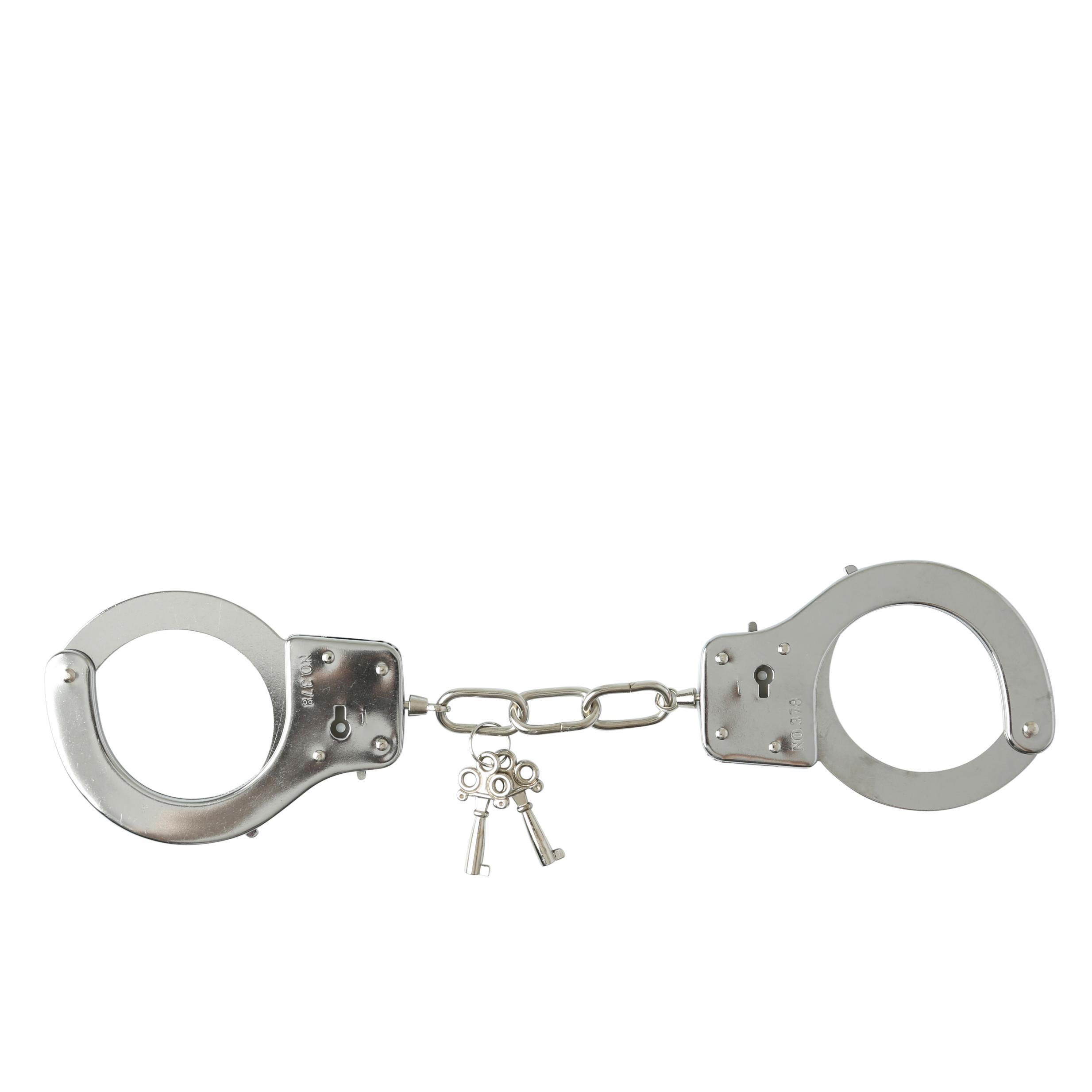 HOSS100-78.jpg Sex and Mischief Metal Handcuffs - Image 1