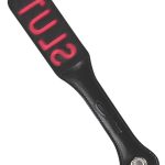 12 Inch Leather Impression Paddle - Slut