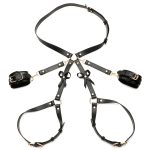 Bondage Harness With Bows - Medium-large - Black - Image 5