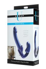 Revolver II Vibrating Strapless Strap on Dildo - Blue - Image 4