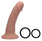 Seducer 7 Inch Silicone Dildo With Harness - Image 3