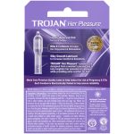Trojan Her Pleasure Sensations Lubricated Condoms - 3 Pack - Image 2