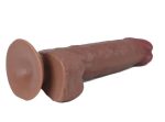 Real Skin 7.5 Dual Layer Dildo - Light Brown - Image 9