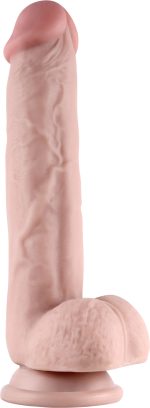 Real Skin 9 Dual Layer Dildo - Beige