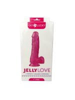 Jelly Love 7 Dildo - Pink - Image 4