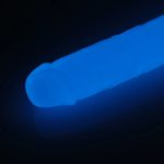 Glow-in-the-Dark Periwinkle Peen Dildo 8.5 - Image 5