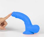 Real Skin Mr. Navy 7.5 Dual Layer Dildo - Image 6