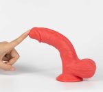 Real Skin Mr. Ruby 7.5 Dual Layer Dildo - Image 6