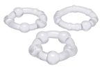 Performance Penis Ring Set of 3 - Clear - Image 2