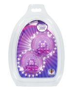Razzles Vibrating Nipple Pads - Purple - Image 4