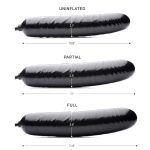 Inflatable 11 Inch Super Dong - Black - Image 2