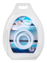 Trinity Silicone Cock Rings - Clear - Image 2
