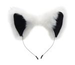 White Fox Tail Anal Plug and Ears Set - Image 2