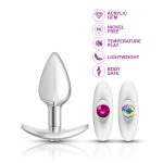 Silver Anchor Buttplug Kit - Clear Iridescent-pink - Image 5