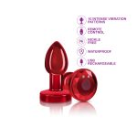 Vibrating Red Metal Remote Plug - Small - Image 2