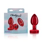 Vibrating Red Metal Remote Plug - Medium - Image 9