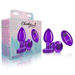 Vibrating Purple Metal Remote Plug - Medium - Image 6