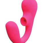 Suki Plus Rechargeable Dual Sonic Vibe - Foxy Pink