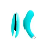 Niki Rechargeable Flexible Magnetic Panty Vibe - Turquoise - Image 4