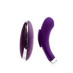 Niki Rechargeable Flexible Magnetic Panty Vibe - Purple - Image 3