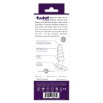 Twist Rechargeable Anal Vibe - Deep Purple - Image 3