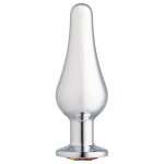 Cloud 9 Novelties Gems Silver Chrome Tall Plug - Medium - Image 2
