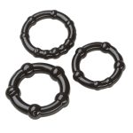 Cockring Combo Beaded - Black - Image 2
