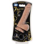 7 Inch Silicone Pro Odorless Dong - Tan - Image 2