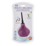 Health and Wellness Deluxe Enema Douche Non- Backflow One-Way Valve - 7.9 Fl. Oz. - Plum - Image 4