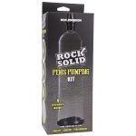 Rock Solid - Penis Pumping Kit - Black-clear