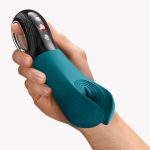 Manta Vibrating Masturbator - Bottle Green - Image 6