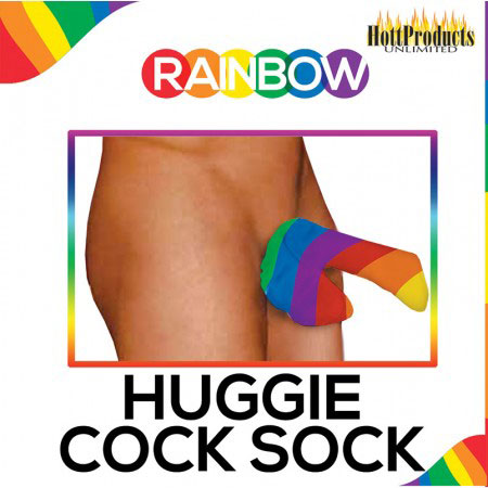 HOHTP2981.jpg Rainbow Pecker Huggie Sock - Image 1
