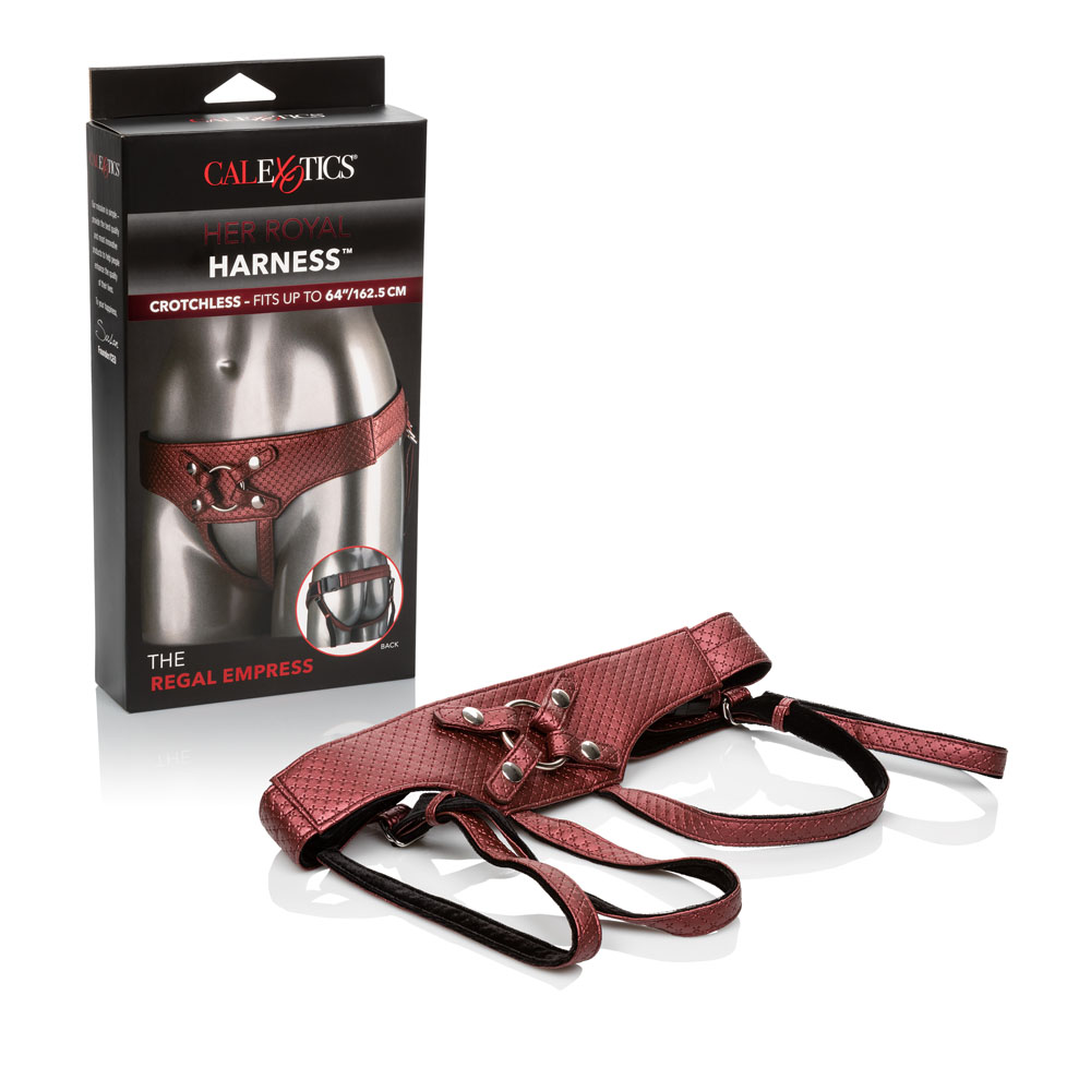HOSE1563303.jpg Her Royal Harness the Regal Empress - Red - Image 1