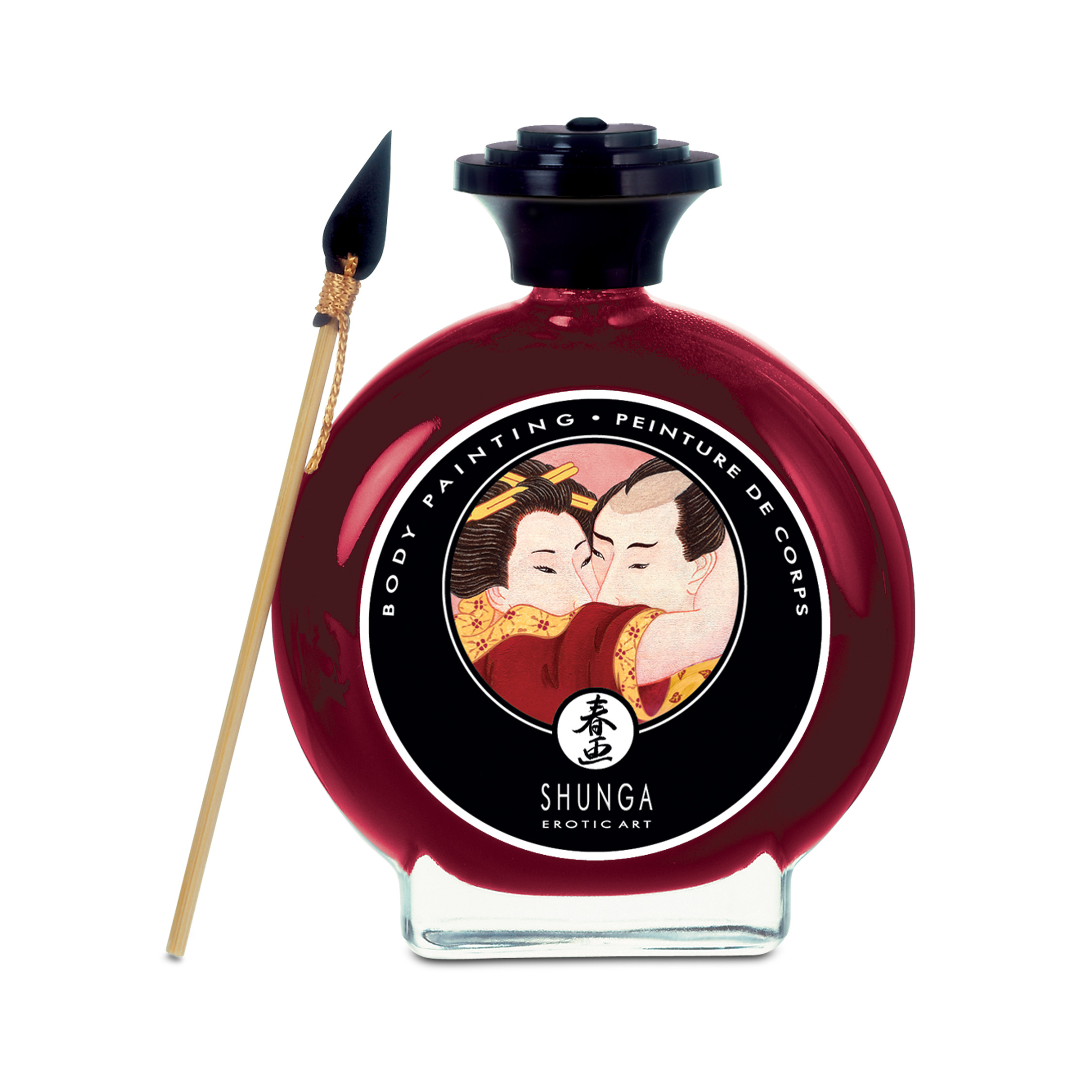 HOSHU7002.jpg Edible Body Paint - Sparkling Strawberry Wine - - 3.5 Fl. Oz. - 100 ml - Image 1