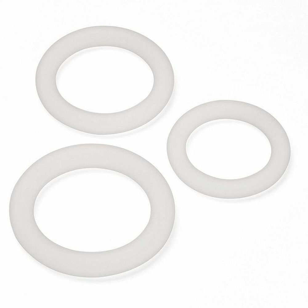HOWTC85212.jpg Cloud 9 Pro Sensual Silicone Cock Ring 3 Pack - Image 1