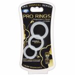Cloud 9 Pro Sensual Silicone Cock Ring 3 Pack - Image 2