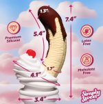 Chocolate Dipped Banana Split Premium Silicone Dildo - Image 3