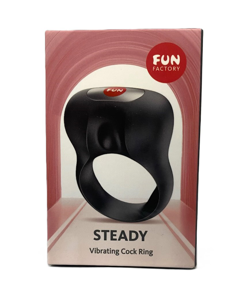 HOFUN-989.jpg Steady Vibrating Cockring - Black - Image 1